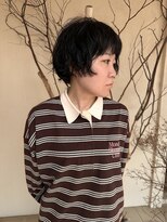 フランジェッタヘアー(Frangetta hair)&nbsp;ラフニュアンスパーマ