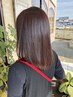 【保月指名】カット+カラー+頭浸浴+髪質改善トリートメント ¥15000