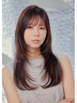 ミチオ ノザワ ヘアサロン ギンザ(Michio Nozawa HAIR SALON Ginza) レイヤーカット/顔周りレイヤー /ストレートヘア/セミロング