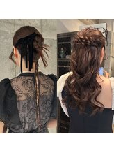 <yuri ito>  トレンドヘアセット×ライブ・結婚式・推し活アレンジ/ ヘアセット/ヘアメ/かちもり/カチモリ