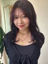 エトワールプラス ミディアムレイヤー 顔周りカット