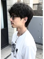 バロック(BAROQUE) men'sシャドウパーマ/20代、30代/立川