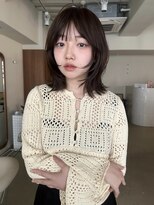 フィルムス 横浜(FILMS+) くびれレイヤー/オリーブベージュ/顔周り/シースルー/横浜+