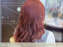ヘアショップエヌアンドエー 久喜 栗橋店(hairshop N&A)の雰囲気(艶感引き立つチェリーピンクカラー/デザイカラーもお任せ下さい)