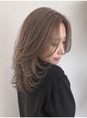 【RIENS xrea】斜め後ろが決まる段差セミロング
