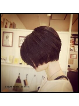 美容院 心花 トキメキ *シンプル無造作BOB*