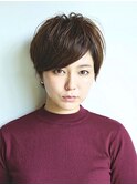 縦長ショートボブスタイル