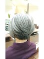 イースタイル 豊田大林店(e style)&nbsp;流行りのグレイヘアーのショートカット♪