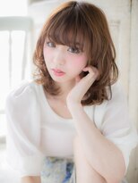 クオーレ ヘア アンジュ 水戸店(CUORE HAIR ange)&nbsp;*ange水戸*…スパイラルカールで妹系甘え顔♪小顔ふわミディa