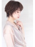イメチェンで似合いやすいお顔まわり長めのAラインボブショート