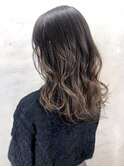 グレージュロング_ウェーブパーマフォギーベージュ_ba281083