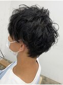 マッシュ/ツイスパ/スパイラル/パーマ/ナチュラル/メンズ/