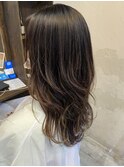 20代30代40代ナチュラルハイライト立体感アッシュベージュ中島