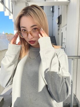 ゲーム 吉祥寺店(GAME) インナーカラー/ダブルカラー/ミルクティーベージュ/ボブ