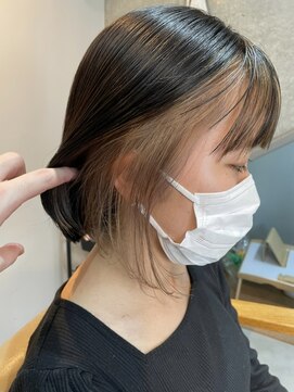 ゲーム 吉祥寺店(GAME) ダブルカラーベージュカラーインナーカラーケアブリーチ韓国