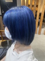 オーブ ヘアー リリー 博多2号店(AUBE HAIR lily) ディープブルー