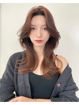 ノットバイベル 大宮(knot by belle)&nbsp;大人気！韓国風くびれロングヘア　センターパート小顔効果も抜群