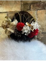 ドゥーク(dowku)&nbsp;華やかセット和装着付け１０代20代成人式水引き花飾り