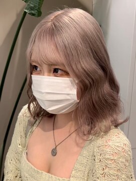 ベレーザ 渋谷(BELEZA) 4896グレーベージュミルクティーアッシュ韓国ハイトーンカラー