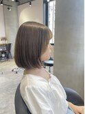 【Lee大阪店】オリーブベージュ×やわらかボブ/新出