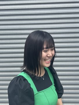 ポイントファイブバイソレイユ 藤沢店(.5 by SOLEIL) 【切りっぱなしボブ】