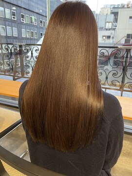 リベルテ(LIBERTE) 銀座　LIBERTE艶髪ブラウン×髪質改善サイエンスアクア