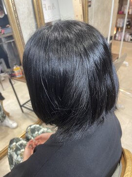 アンフィフォープルコ(AnFye for prco) ジュエリーシステム×LULUトリートメント×縮毛矯正で艶髪ボブ