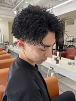 ノイズ エコル(Hair&Make NOISM ekolu )&nbsp;かきあげツイストスパイラルメンズマッシュツーブロック