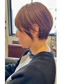 ショート×ベージュ