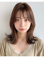 ブロウ ネックス ザ サロン 表参道(VLOW nex the salon)&nbsp;【hit style＃39】愛されミディアムレイヤー vlow 表参道 韓国