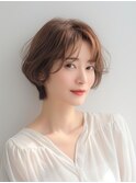 巣鴨/巣鴨美容室/髪質改善/白髪染め/韓国風/ショートボブ