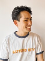 手々 メンズかきあげショート