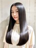 【うる艶】カット＋ストレート＋超音波2stepトリートメント￥24200