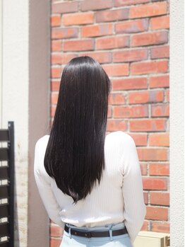 ヘアーメイク ラピス(hair make Lapis)の写真/ノンダメージで頭皮と髪に優しい施術を＊見た目も若々しく理想の自分に出会える◇