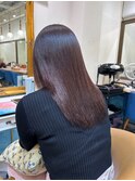 ウェーブミディアム似合わせカットメルティカラー縮毛矯正北千住