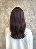 カシスブラウン/ピンクベージュ/髪質改善/ブリーチ無し