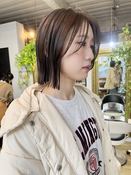 ヌード(NUDE) NUDE タッセルボブ レイヤーボブ結べるボブ 切りっぱなしボブ