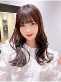 くびれヘア顔周りレイヤー前髪カット_9749