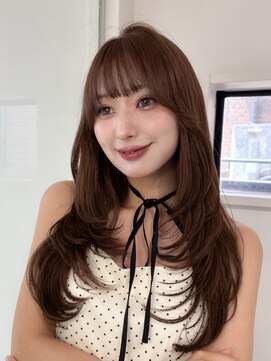 ロンドエニカ 大宮(Lond enika) ミニウルフレイヤーカット顔周り前髪韓国ショートボブ/大宮