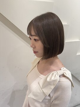 フォルテステラ(FORTE STELLA) 顔型別ヘアスタイル特集/ボブ/パツッとボブ/オリーブ