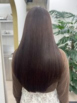 ロウ 町田(ROW)&nbsp;大人かわいいエギョモリ ミルクティーブラウン ひし形シルエット