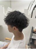 【シャドウパーマ】×【マッシュカット】