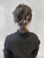 アース 三軒茶屋店(HAIR&MAKE EARTH)&nbsp;ミディアムでもできる上品アレンジ【三軒茶屋】
