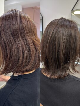 メモリーズ 表参道(Memories) ワンカール×レイヤーカットで柔らかさのある髪に