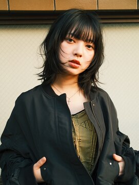 パーク(PAAQ) レイヤーボブ /レイヤーカット /フェイスレイヤー /黒髪