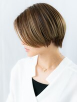 ドクターズ サロン ラブ(Dr's Salon LAB)&nbsp;ハイトーンカラーメンズライクショートボブc古河20代30代40代