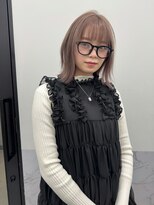 リノート バイ エゴル 太田川(Linoet by ENGOL)&nbsp;ミルクティーベージュ/ブラウンカラー/ハイトーンカラー