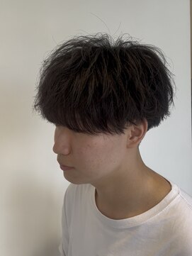 ニコ トウキョウ ロジック(nico TOKYO Logic) メンズマッシュツーブロックシースルーマッシュマッシュウルフ