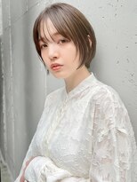 ビビディ バビディ ブー 河原町三条店(Bibbidi.bobbidi.boo)&nbsp;韓国風マッシュショート × 透明感カラー