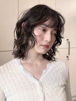 ロンドアンメゾン 原宿(Lond un Maison.)&nbsp;オリーブグレー/韓国風巻き/レイヤーカット/くすみベージュ/原宿